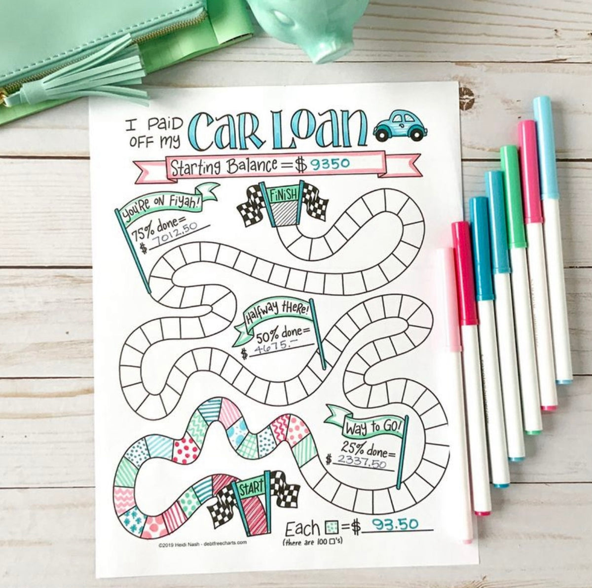 FullSizeRender 91fc2910 67fb 4819 8515 i paid off my car loan tracking chart – debt free charts