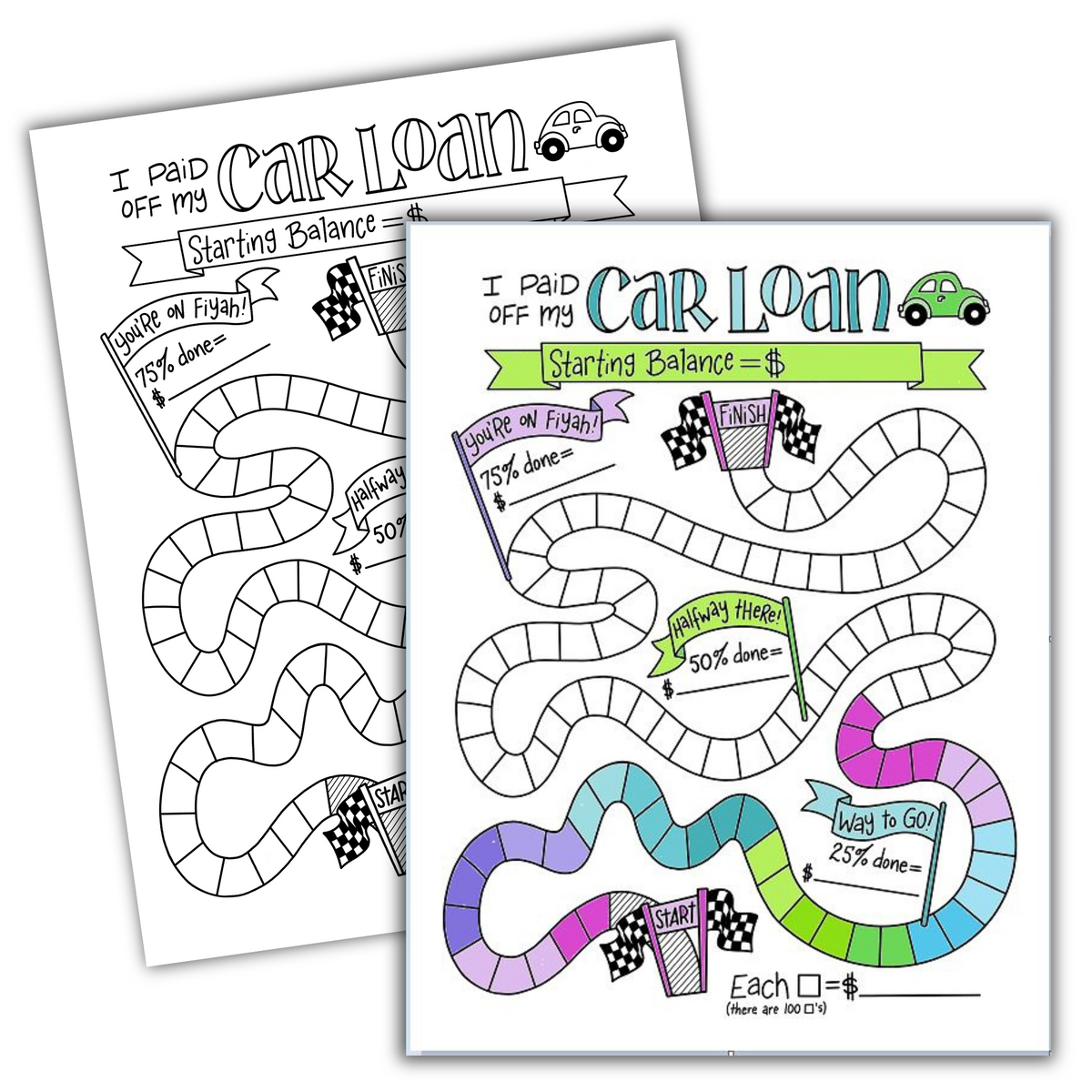 I Paid Off my Car Loan Tracking Chart – Debt Free Charts i-paid-off-my-car-loan-tracking-chart-debt-free-charts