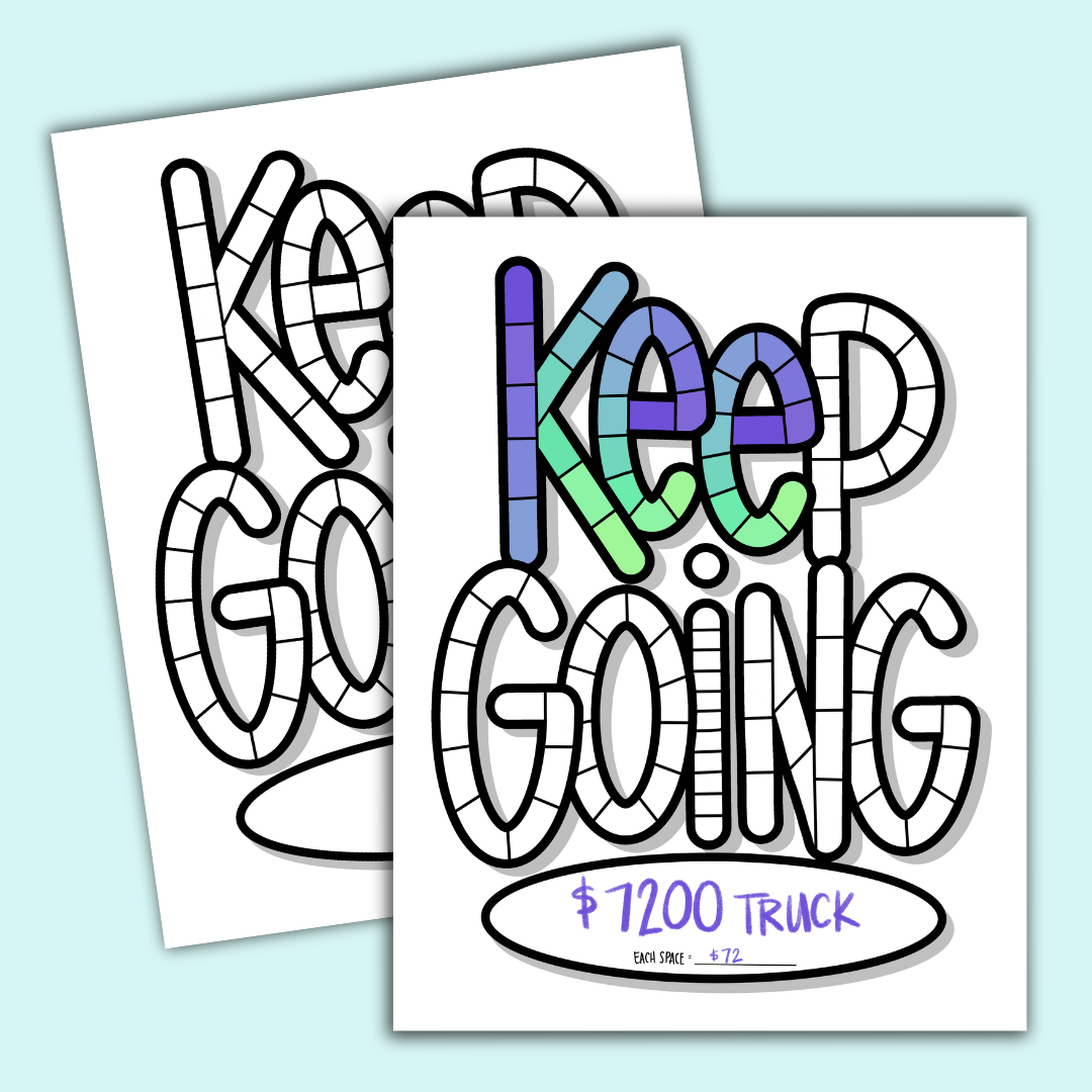 Keep Going - Lettering Tracker