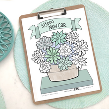 Succulents Goal Tracking Set