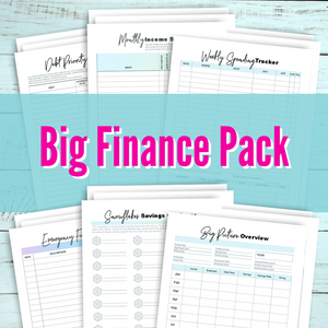 Big Finance Pack - Printable Finance Library