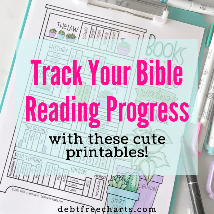 Make Bible Reading a Fun Habit With These Cute Bible Trackers!