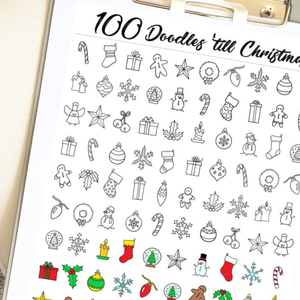 100 Doodles 'till Christmas - Stocking Up Cash