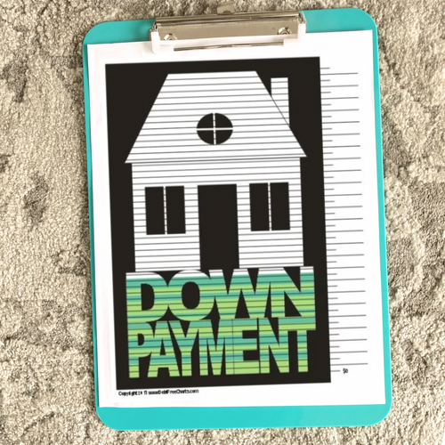 Down Payment Tracking Chart