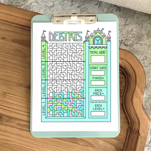 Debtris Tracking Chart