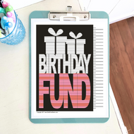 Birthday Fund Tracking Chart