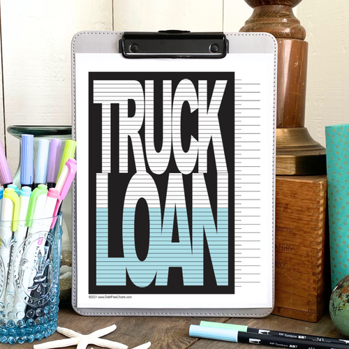 Truck Loan Tracking Chart