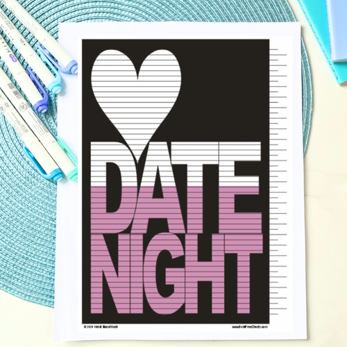 Date Night Tracking Chart