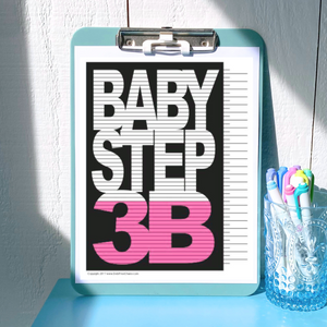 Baby Step 3B Tracking Chart