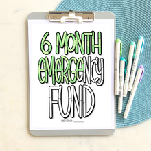 Emergency Funds Lettering Set