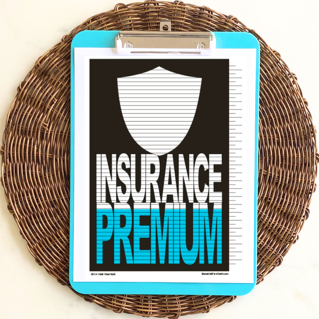 Insurance Premium Tracking Chart