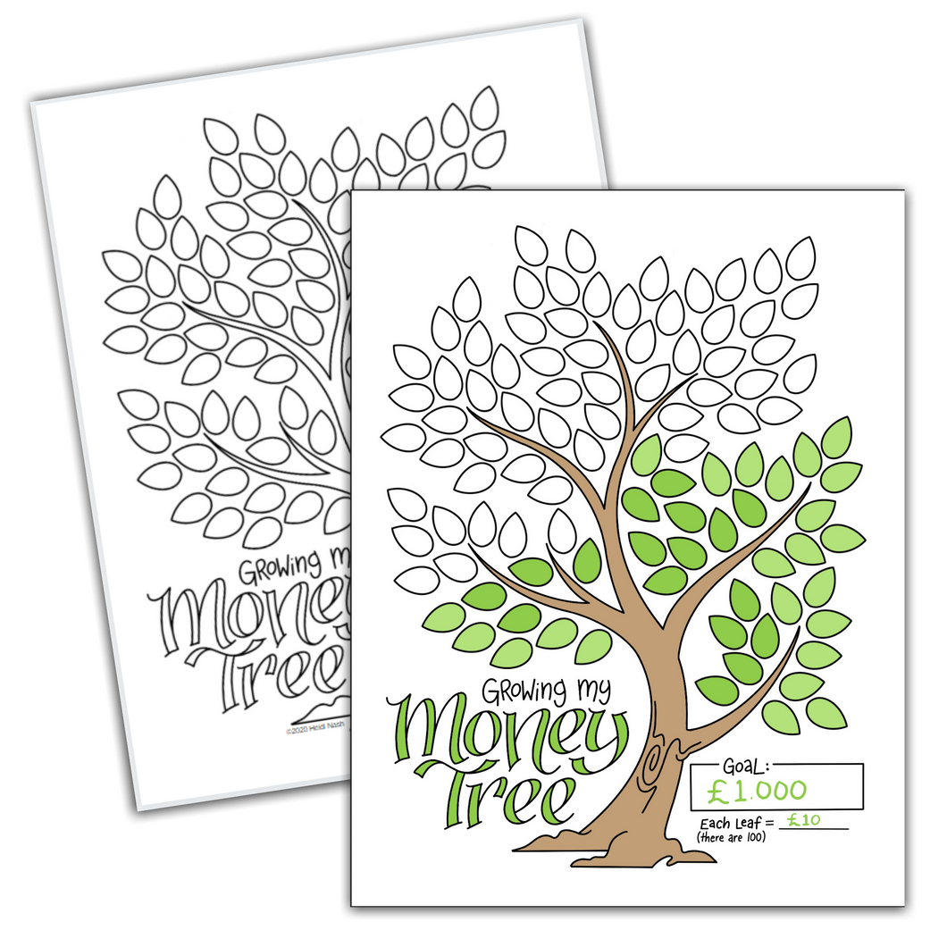 Money Tree Tracking Chart