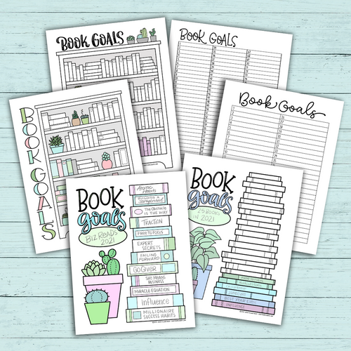 Book Goals - Reading Tracker Set