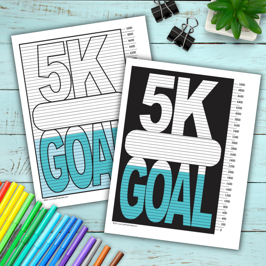 5k Goal Savings Tracker