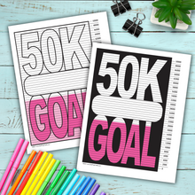 5k - 100k Goal Savings Trackers Set