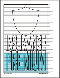 Insurance Premium Tracking Chart