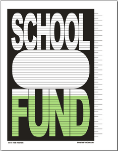 School Fund with Blanks Tracking Chart