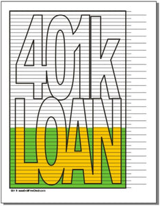 401k Loan Tracking Chart