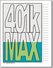 401k Max Tracking Chart