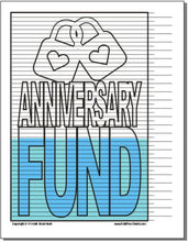 Anniversary Fund Tracking Chart