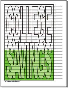 College Savings Tracking Chart