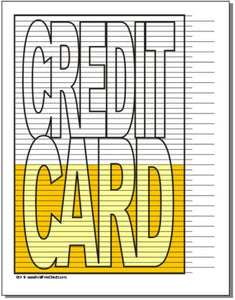 Credit Card Tracking Chart