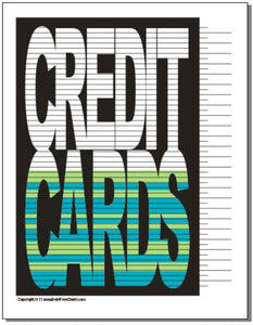 Credit Cards Tracking Chart