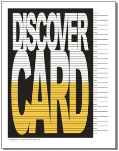 Discover Card Tracking Chart