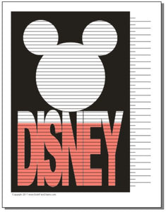 Disney Tracking Chart