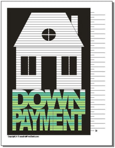 Down Payment Tracking Chart