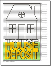 House Deposit Tracking Chart