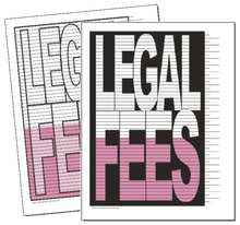Legal Fees Tracking Chart
