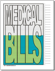 Medical Bills Tracking Chart