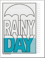 Rainy Day Fund Tracking Chart