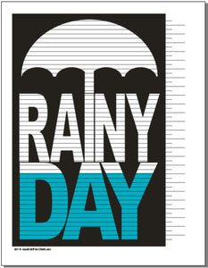 Rainy Day Fund Tracking Chart