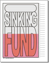 Sinking Fund Tracking Chart