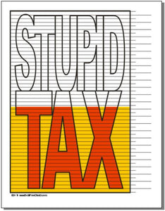 Stupid Tax Tracking Chart
