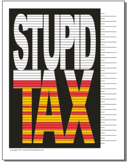 Stupid Tax Tracking Chart