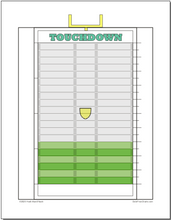 Touchdown Tracking Chart