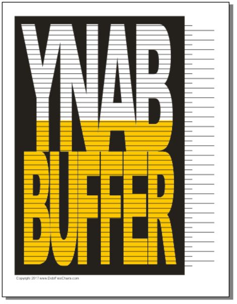 YNAB Buffer Tracking Chart