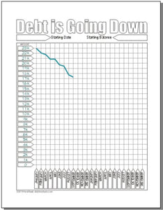Debt is Going Down Tracking Chart