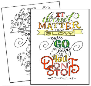 Money Quotes Coloring Pack