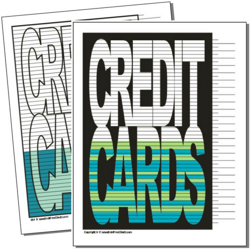 Credit Cards Tracking Chart