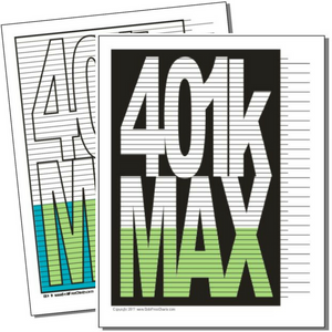 401k Max Tracking Chart