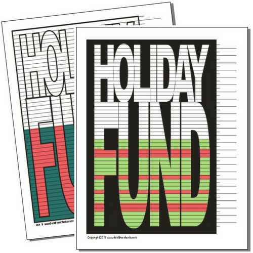 Holiday Savings Fund Tracking Chart