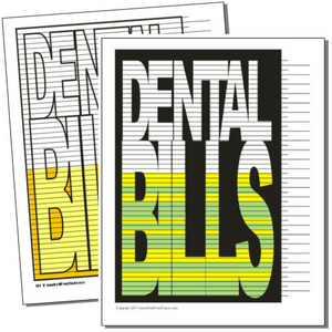 Dental Bills Tracking Chart