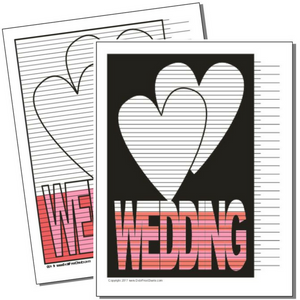 Wedding Tracking Chart