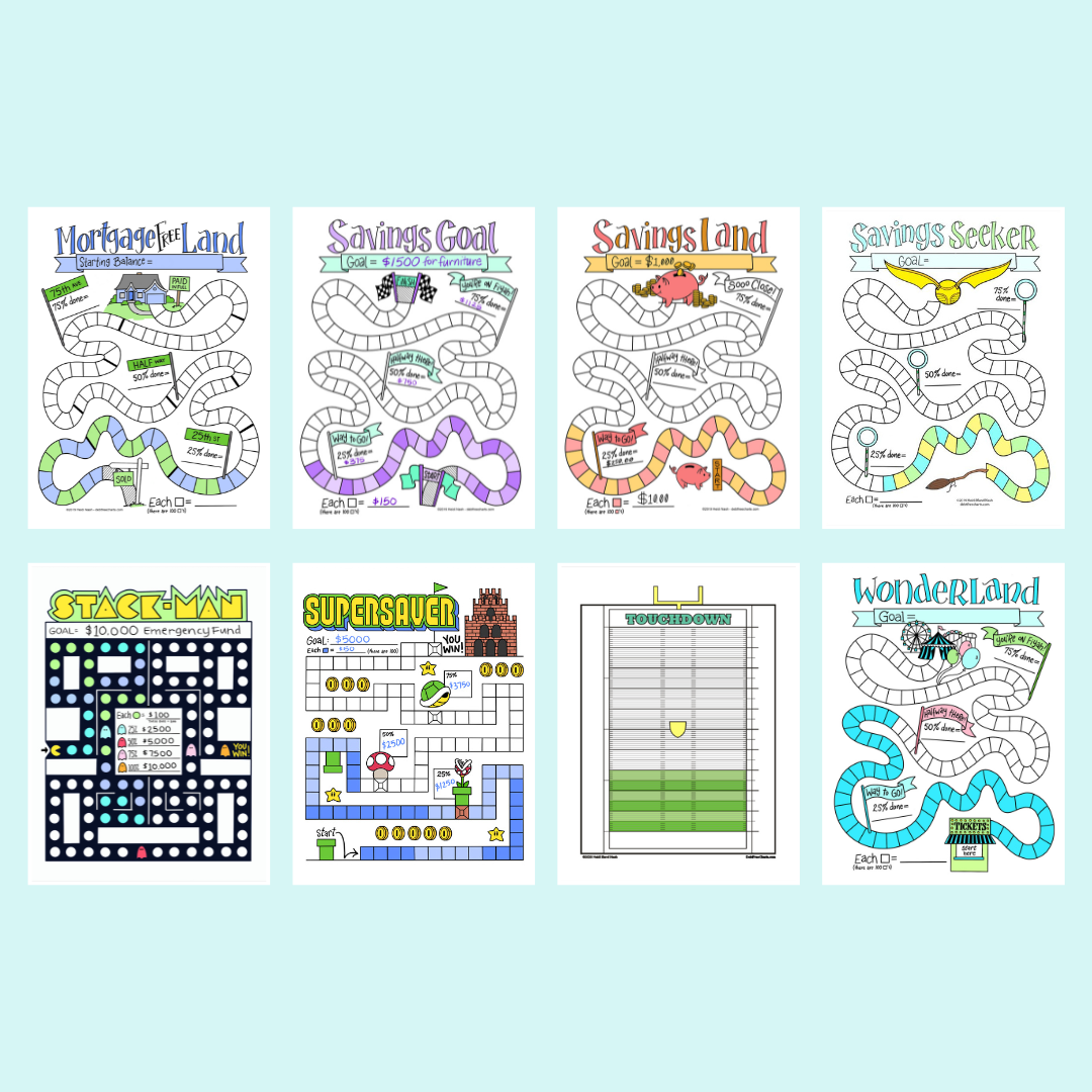 Game Charts Bundle – Debt Free Charts