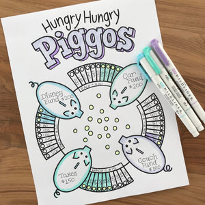 Hungry Hungry Piggos Tracking Chart