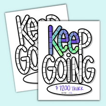 Keep Going - Lettering Tracker